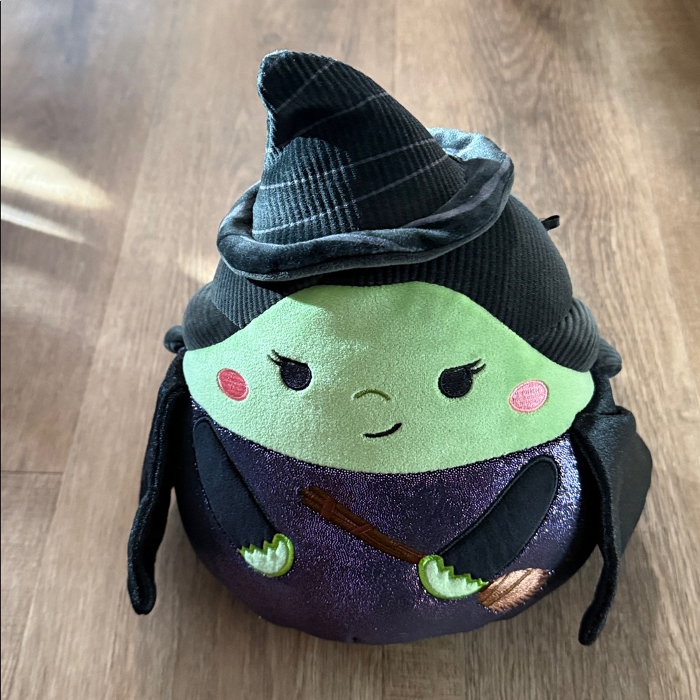 Wicked Squishmallow plush of the character Elphaba from the movie/musical